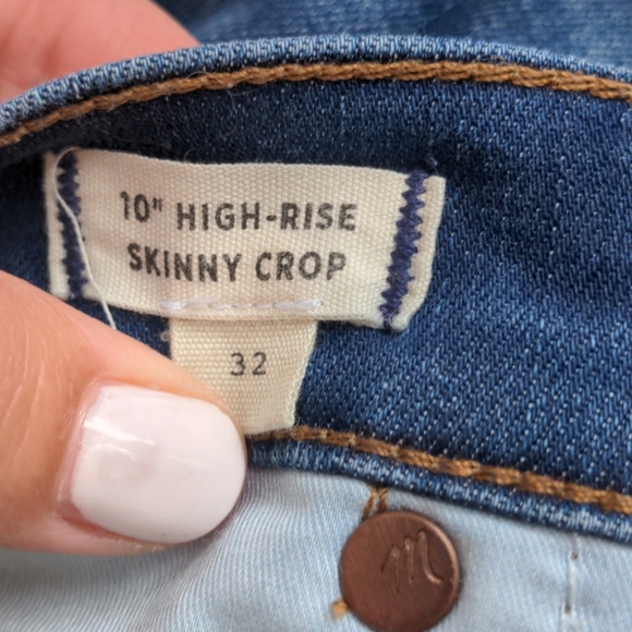 Madewell High Rise Crops - Picture 4 of 8